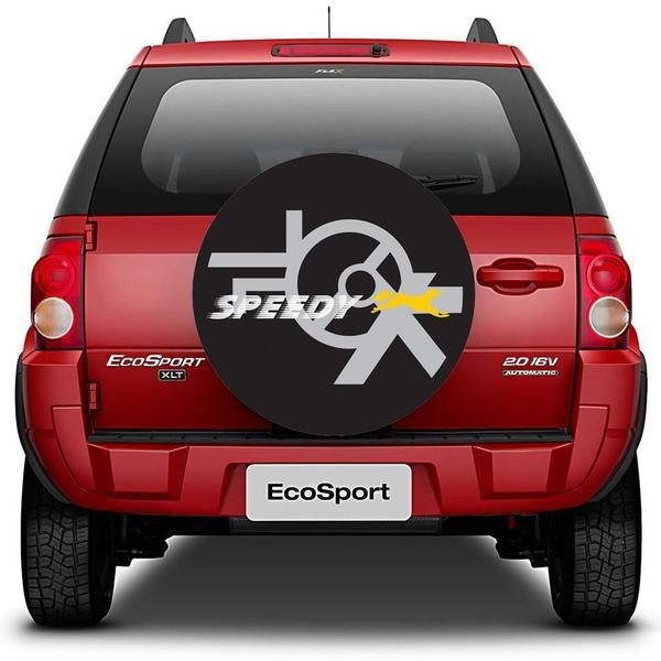 Imagem de Capa De Estepe Speedy C/ Cadeado Crossfox Ecosport Spin