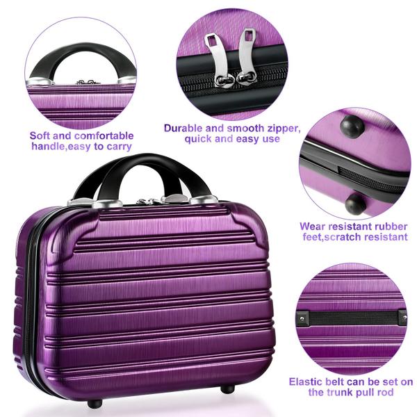 Imagem de Capa de maquiagem JzrTravel Hardshell ABS de 14 polegadas