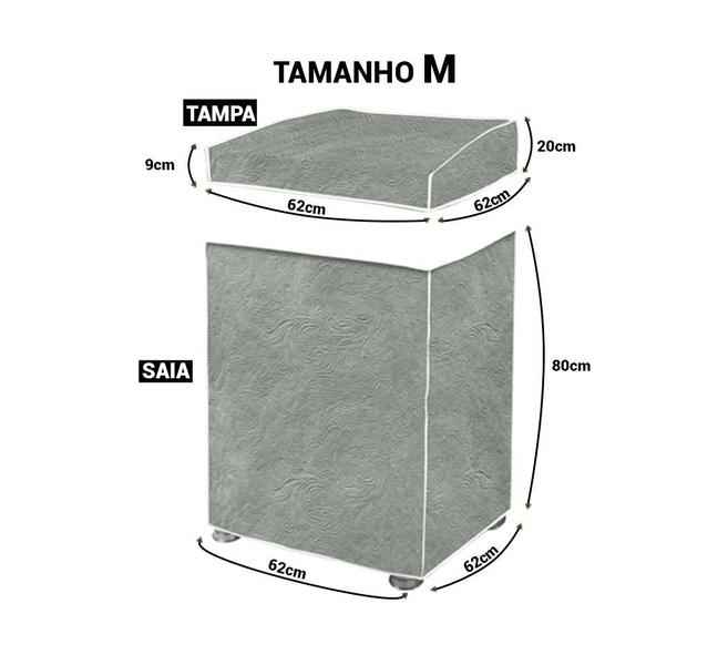 Imagem de Capa de máquina de lavar PVC - Tartaruga - M