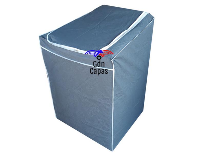 Imagem de Capa De Máquina Lavar  12kg 13kg 15kg Com Ziper material sintético cor cinza