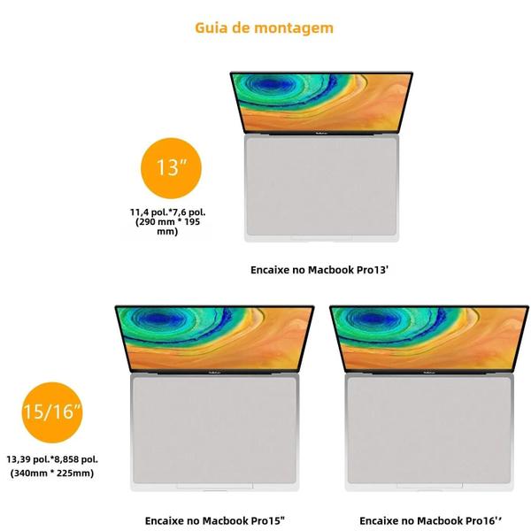 Imagem de Capa de Microfibra para Teclado de Notebook - Proteção Antipoeira e Pano de Limpeza