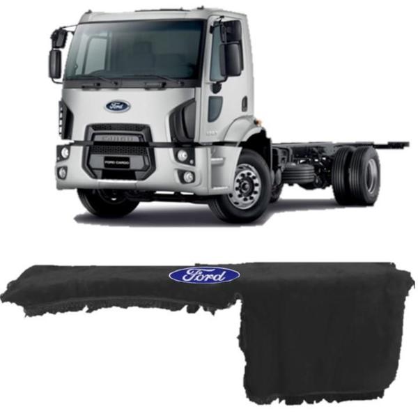 Capa De Painel Chinil Com Logo Para Ford Cargo Panda Cinza - Olímpia Pesados Imagem de Capa De Painel Chinil Com Logo Para Ford Cargo Panda Cinza