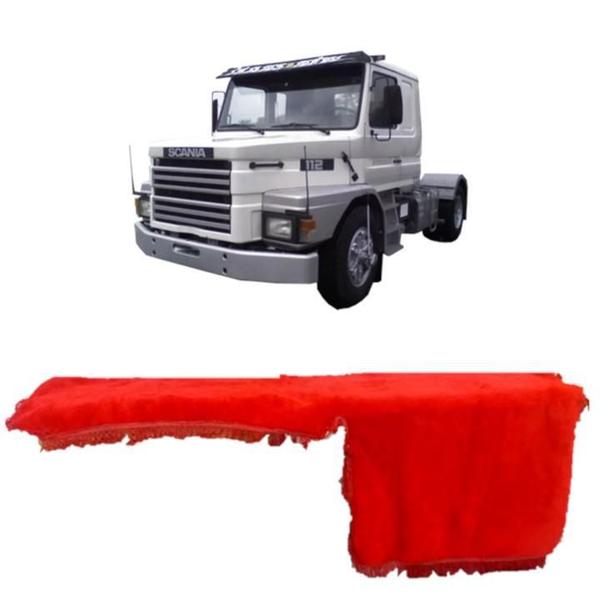 Imagem de Capa De Painel Chinil Sem Logo Para Scania 112 Vermelho