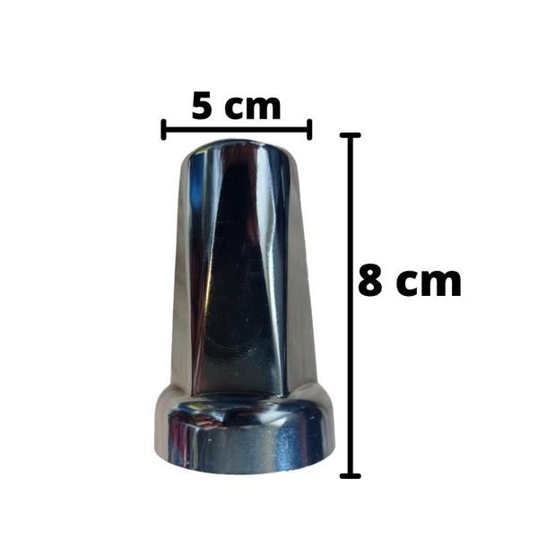 CAPA DE PORCA BELGA 33mm CAMINHÃO E CARRETA - FLASH TRUCK Imagem de CAPA DE PORCA BELGA 33mm CAMINHÃO E CARRETA
