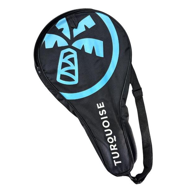 Imagem de Capa De Raquete Beach Tennis Turquoise Black Death ul