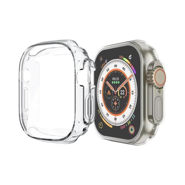 Imagem de Capa De Relógio Transparente Para Apple Watch Ultra 49mm Série 8 7 Se 6 5 4 3 2 45mm 41mm 44mm 40mm