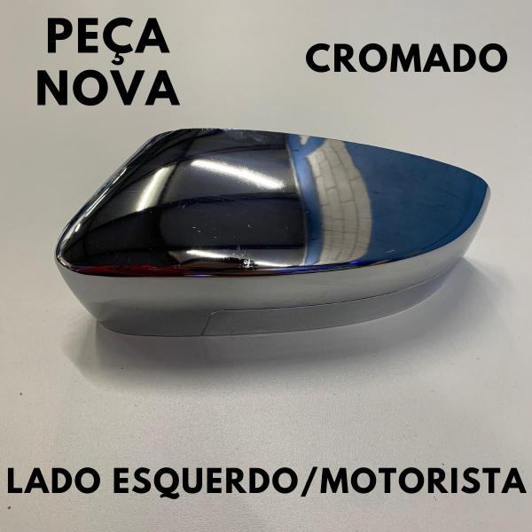 Imagem de Capa De Retrovisor Gol G5 2008 a 2010 Cromada Lado Esquerdo