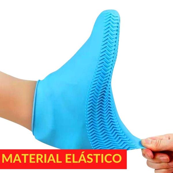 Imagem de Capa de sapato de silicone á prova d' água antiderrapante fácil de colocar