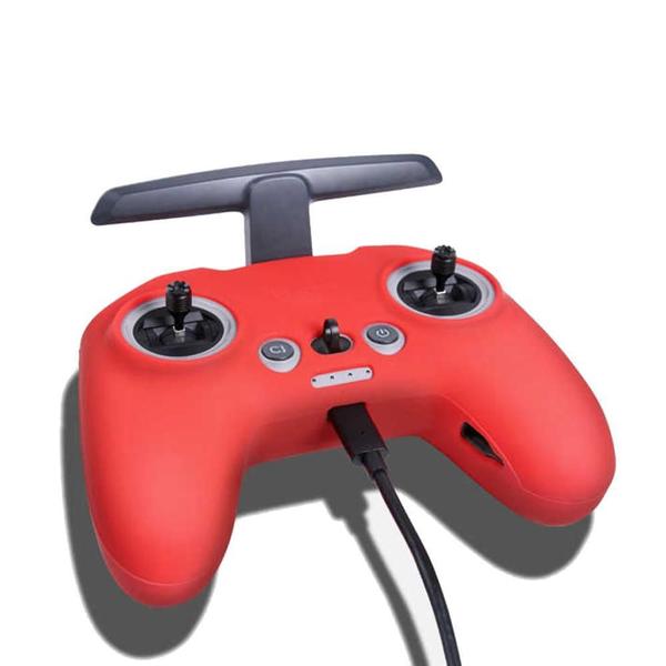 Imagem de Capa De Silicone Controle Remoto Do Drone Dji Fpv - Vermelho