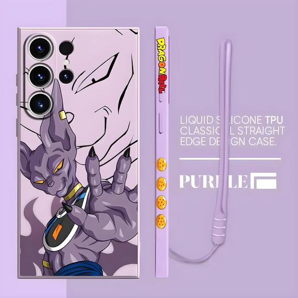 Imagem de Capa de Silicone Dragon Ball para Samsung Galaxy S24/S23/S22/S21/S20 FE/Ultra 5G