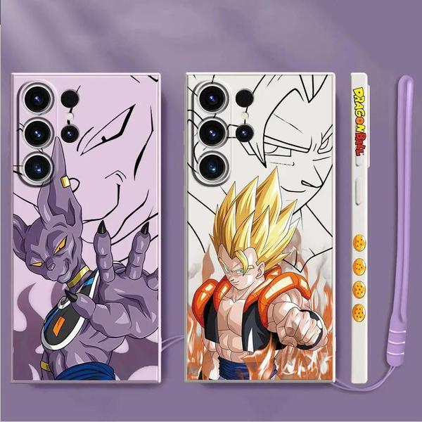 Imagem de Capa de Silicone Dragon Ball para Samsung Galaxy S24/S23/S22/S21/S20 FE/Ultra 5G