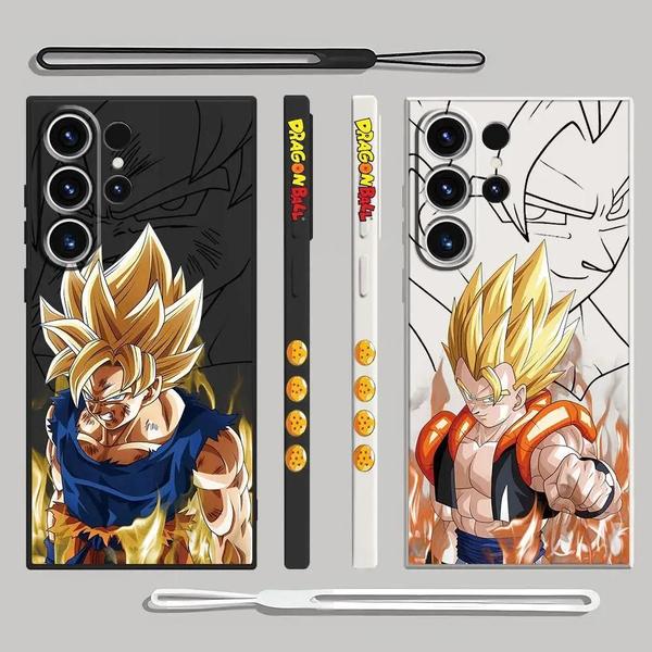 Imagem de Capa de Silicone Dragon Ball para Samsung Galaxy S24/S23/S22/S21/S20 FE/Ultra 5G