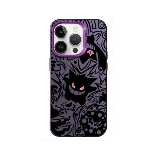 Imagem de Capa de Silicone Gengar Pokémon para iPhone 15 Pro Max/14 Plus/13/12/X/XS Max/XR