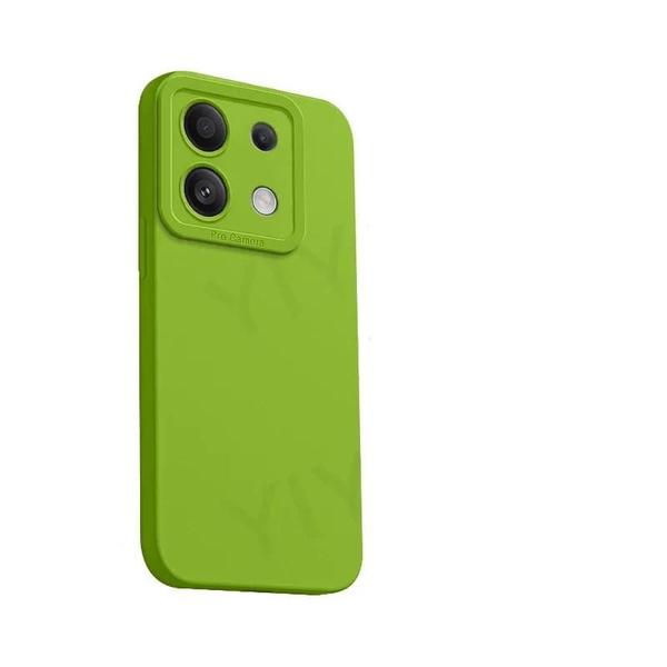 Imagem de Capa de Silicone Líquido para Xiaomi Redmi Note 13/12 - Proteção Macia e Quadrada