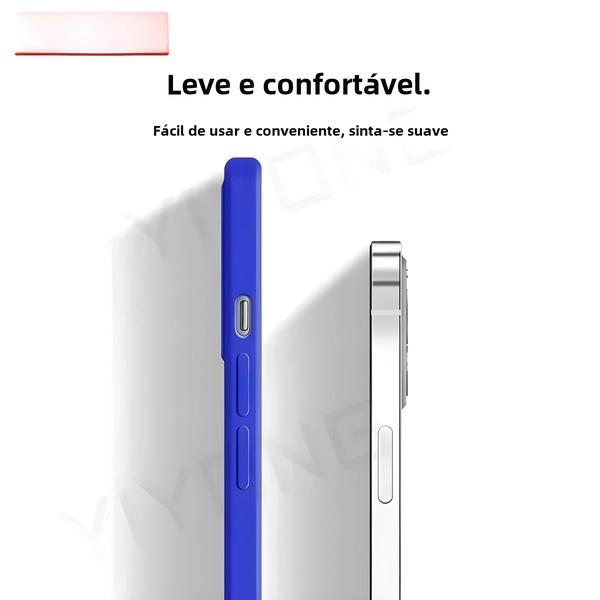 Imagem de Capa de Silicone Líquido para Xiaomi Redmi Note 13/12 - Proteção Macia e Quadrada