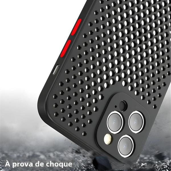 Imagem de Capa De Silicone Macia De Resfriamento Respirável À Prova De Choque Para iPhone pro Max XS XR 8 7