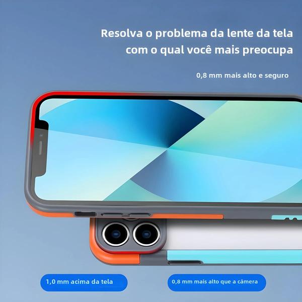 Imagem de Capa de Silicone Macia e Colorida para iPhone 16/15/14/13 - Pro/Max/Mini