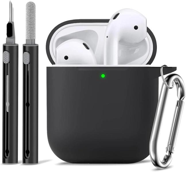 Imagem de Capa de Silicone para AirPods 1ª e 2ª Geração - com Kit de Limpeza