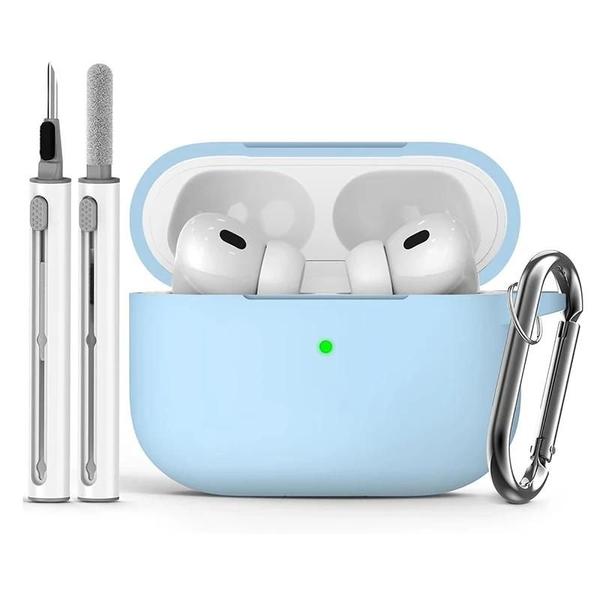 Imagem de Capa De Silicone Para Apple AirPods pro 2 Capa De Fone De Ouvido Bluetooth Sem Fio Com Kit De