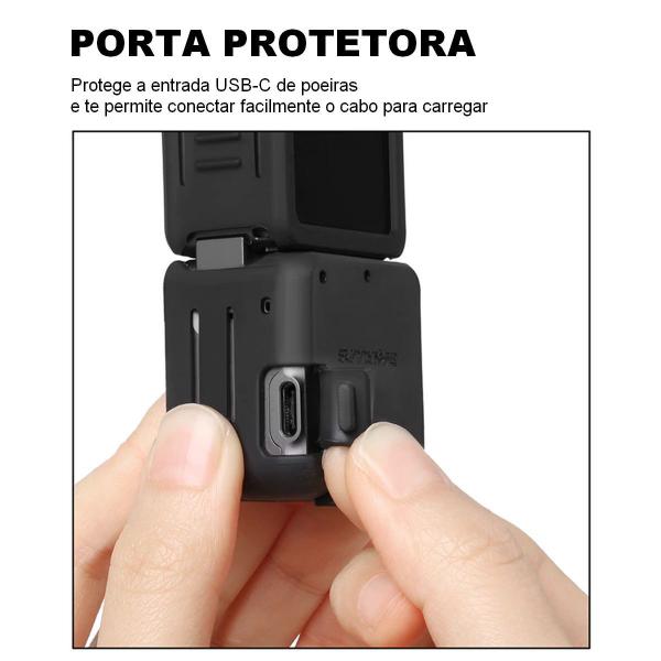 Imagem de Capa de Silicone para Câmeras DJI Action 2 - Power / Screen Combo