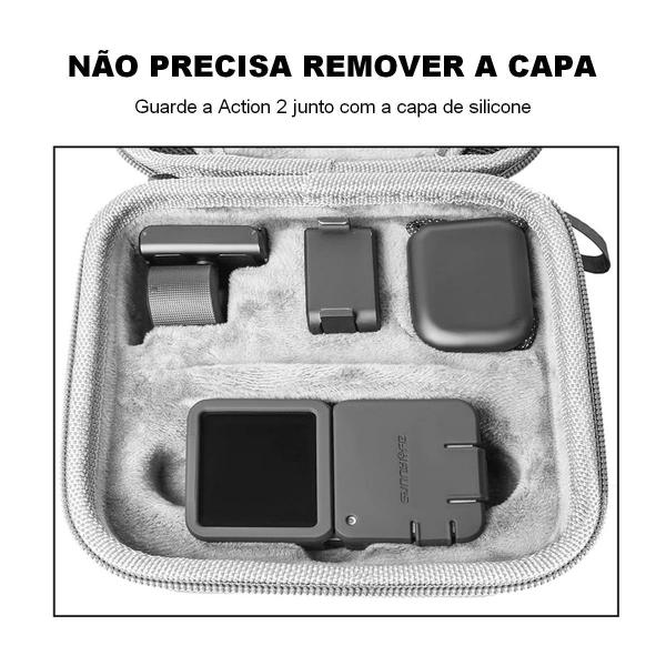 Imagem de Capa de Silicone para Câmeras DJI Action 2 - Power / Screen Combo