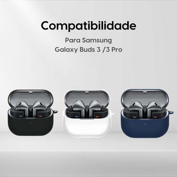 Imagem de Capa de Silicone para Galaxy Buds 3 e 3 Pro - Azul