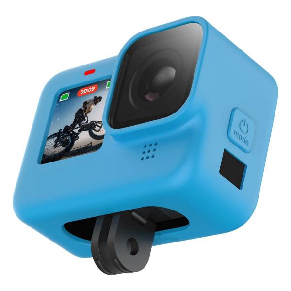 Capa de Silicone para GoPro 9/10/11/12 e 13 Black - Azul - Shoot Imagem de Capa de Silicone para GoPro 9/10/11/12 e 13 Black - Azul