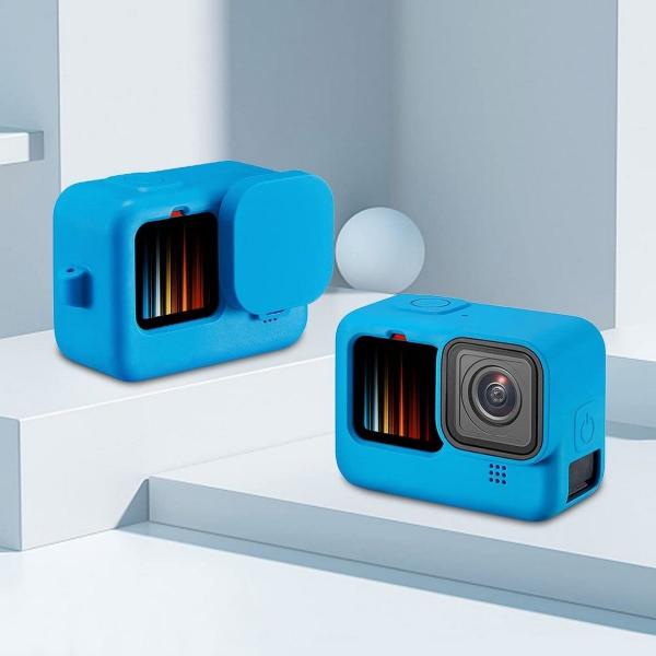 Imagem de Capa de Silicone para GoPro 9/10/11/12 e 13 Black - Azul