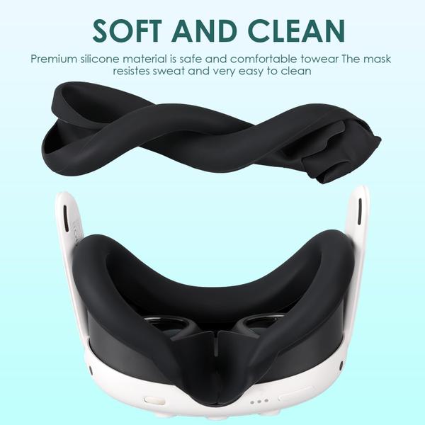 Imagem de Capa de silicone para Meta Quest 3 Hounyoln Enhanced VR Experience