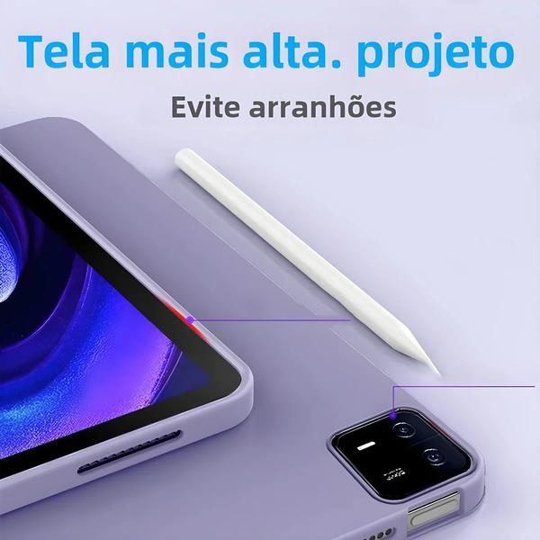 Imagem de Capa de silicone para Xiaomi Mi Pad 6, 11 "Case, Auto acordar e dormir, Suporte de carregamento