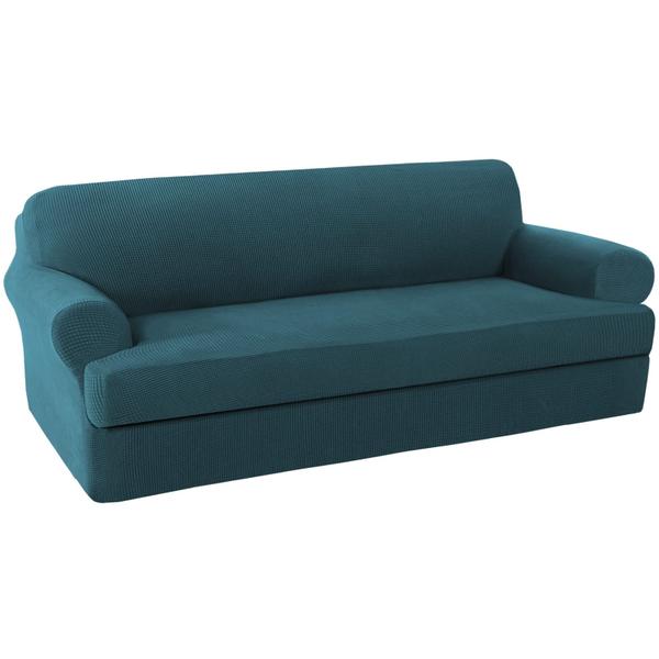 Imagem de Capa de sofá H.VERSAILTEX Stretch Couch 3 Cushion Deep Teal