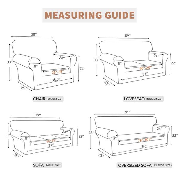 Imagem de Capa de sofá impermeável Loveseat Easy-Going azul marinho