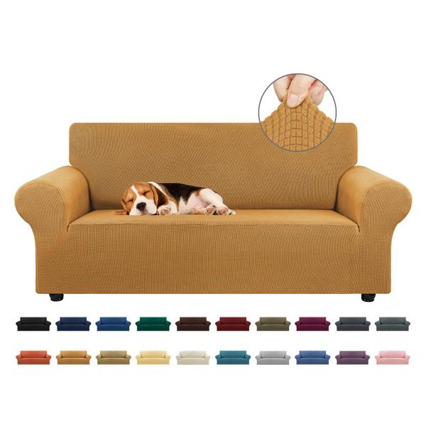 Imagem de Capa de sofá KEKUOU Stretch Loveseat Couch 2 Cushion (140-200 cm)