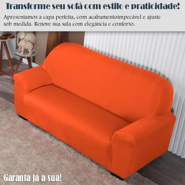 Imagem de Capa De Sofa Lisa 2 E 3 Lugares Malha Gel Várias Cores