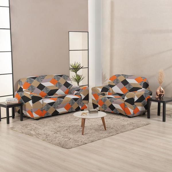 Imagem de Capa de Sofa Sala Moderna 3 Lugares Sueter Premium