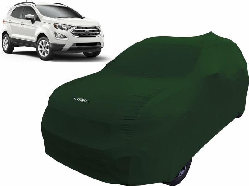 Imagem de Capa De Tecido Cor Verde Alta Proteção Carro Ford Ecosport