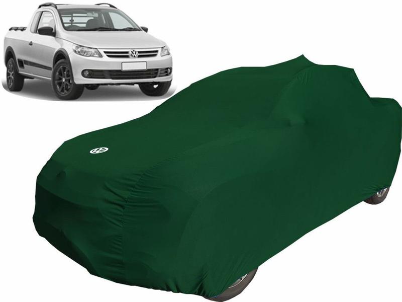 Imagem de Capa De Tecido Cor Verde Alta Proteção Volkswagen Saveiro G5