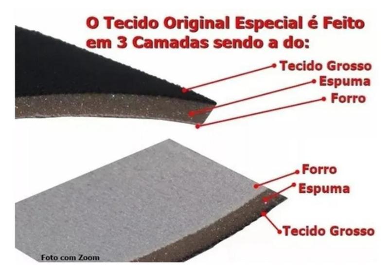 Capa de Tecido Grosso para Banco do Kia Soul 2020 - ferro tech Imagem de Capa de Tecido Grosso para Banco do Kia Soul 2020