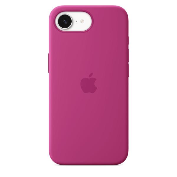 Capa de telefone Apple Silicone para iPhone 16e - Fúcsia