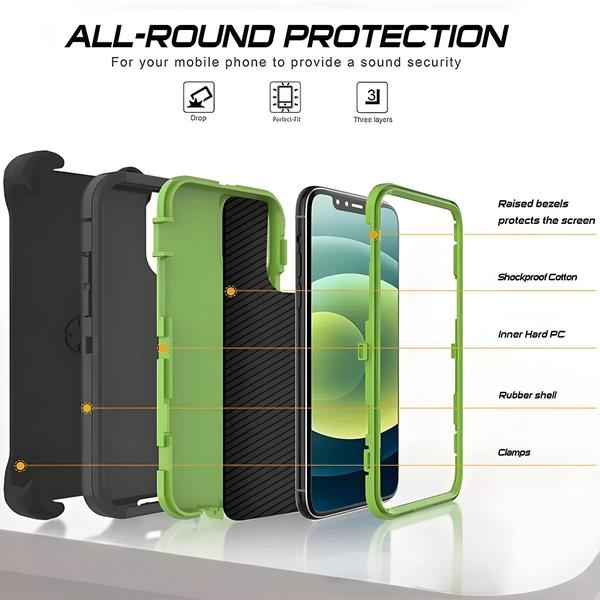 Imagem de Capa De Telefone Armadura Resistente Para iPhone 16 15 14 13 12 11 pro Max plus XS XR Otter Box Capa