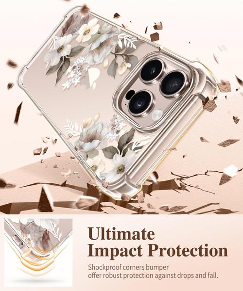 Imagem de Capa de telefone GVIEWIN para iPhone 16 Pro Max com protetor de tela