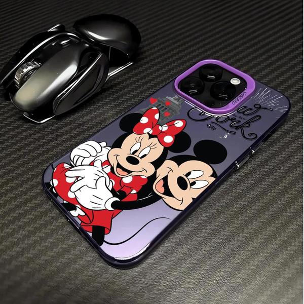 Imagem de Capa de Telefone Mickey e Minnie Disney para iPhone 15/14/13/12/11 - Modelos Pro Max e Plus