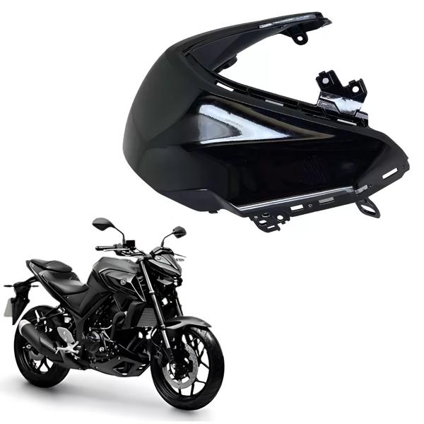 Imagem de Capa do tanque esquerdo preto yamaha  mt03 mt 03 2021