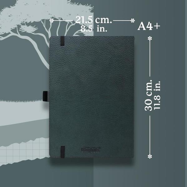 Imagem de Capa dura de couro PU A4 para notebook Dingbats* Wildlife Dotted