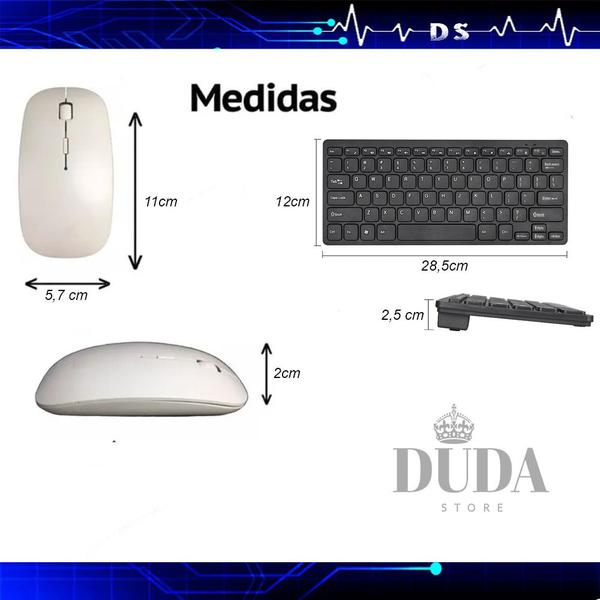 Imagem de Capa e teclado + Mouse Para Tablet Samsung T590/T595+ Caneta