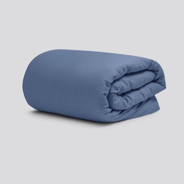 Imagem de Capa Edredom KING 400 Fios Microfibra Luxo  Duvet e 2 Fronha: Cor AZUL NAVY