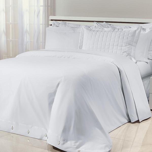 Imagem de Capa Edredom King Duvet Glass 200 Fios 100% Algodão Branco