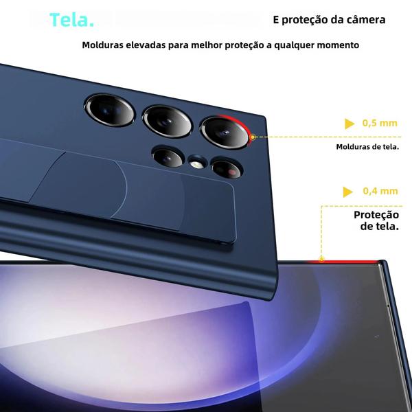 Imagem de Capa Elástica e Amigável à Pele para Samsung Galaxy S23/S24 Ultra/Plus