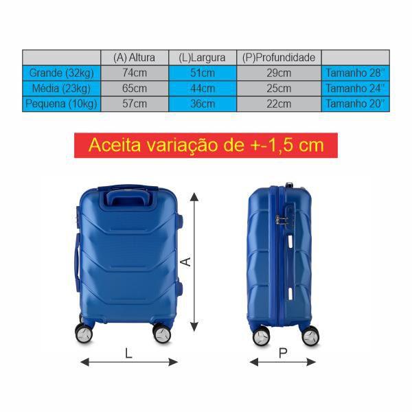 Imagem de Capa Elástica Protetora Mapa-múndi Mala Para Viagem Premium