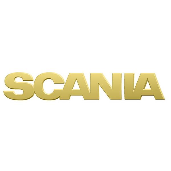 Imagem de Capa Emblema Grade Para Scania S4 Dourado